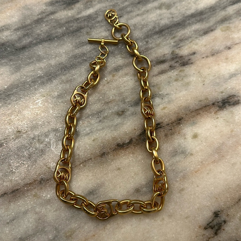 Michael Kors gold plated chain